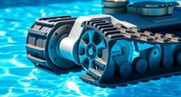 top pool cleaner wheel guides