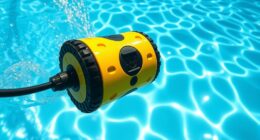 water pressure circulates debris
