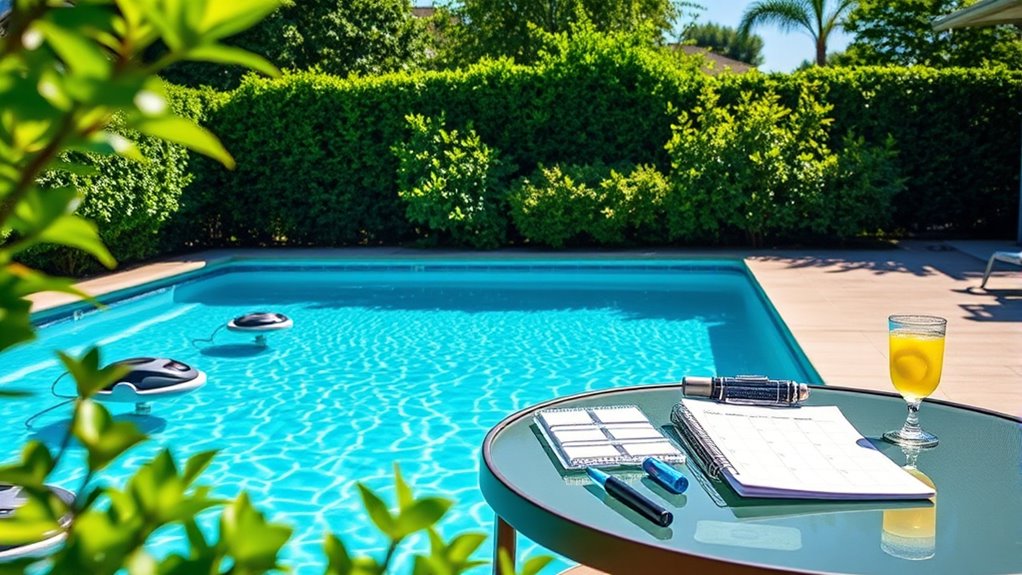 weekly pool maintenance checklist