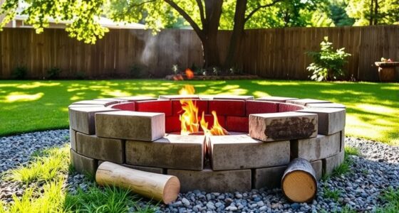 affordable diy fire pit
