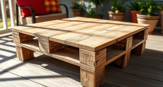 affordable diy pallet table