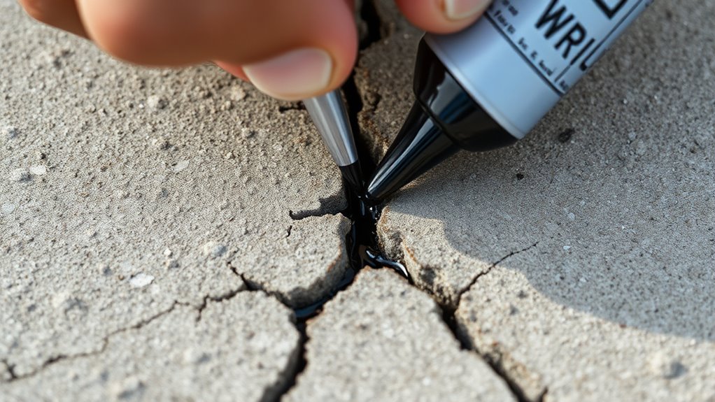 apply sealant evenly carefully