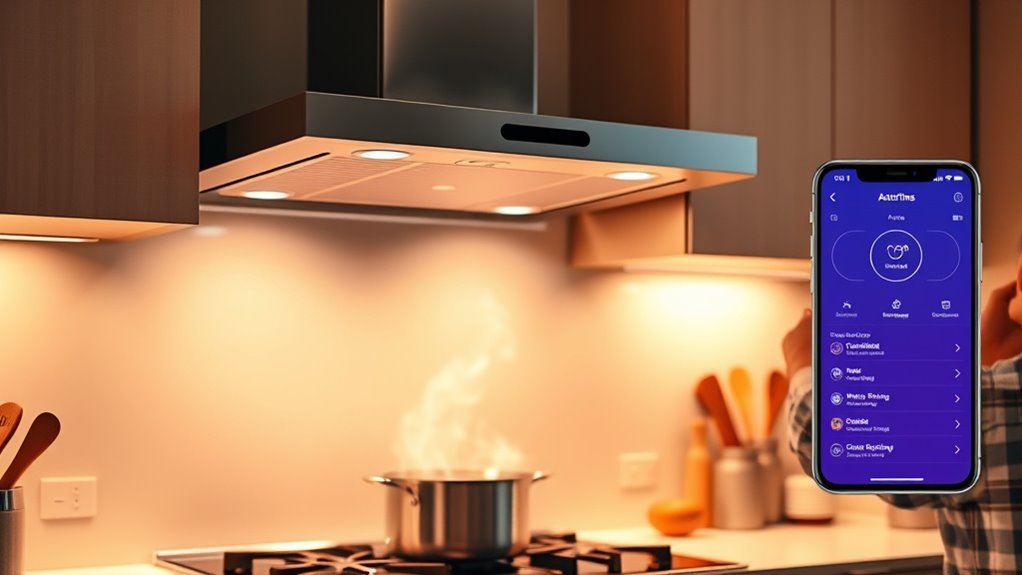 automatic kitchen ventilation activation