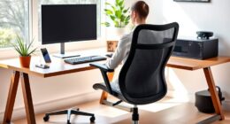 back friendly ergonomic workspace