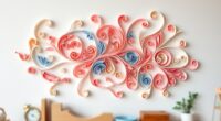beginner quilling wall art