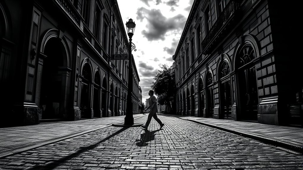 black and white contrast techniques