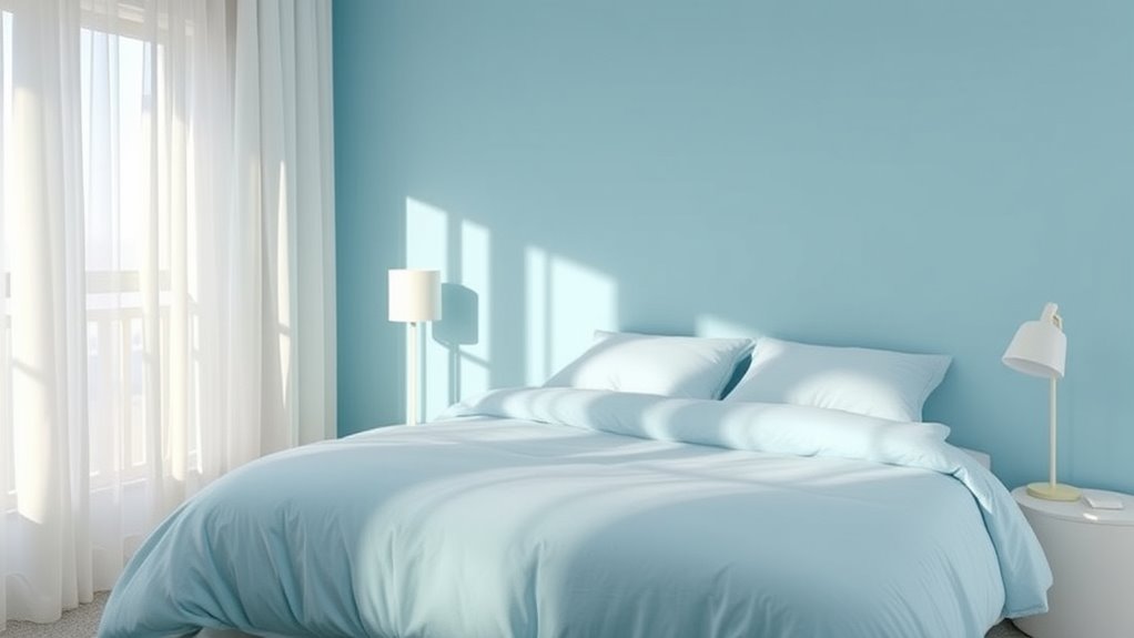 blue promotes calm brain chemistry