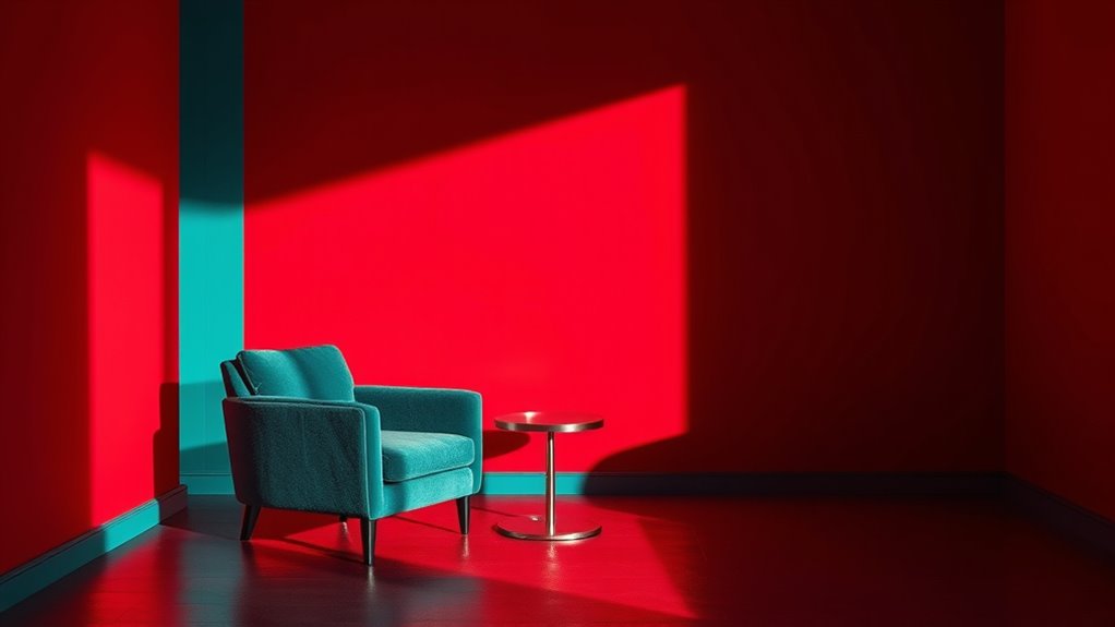 bold two tone room design
