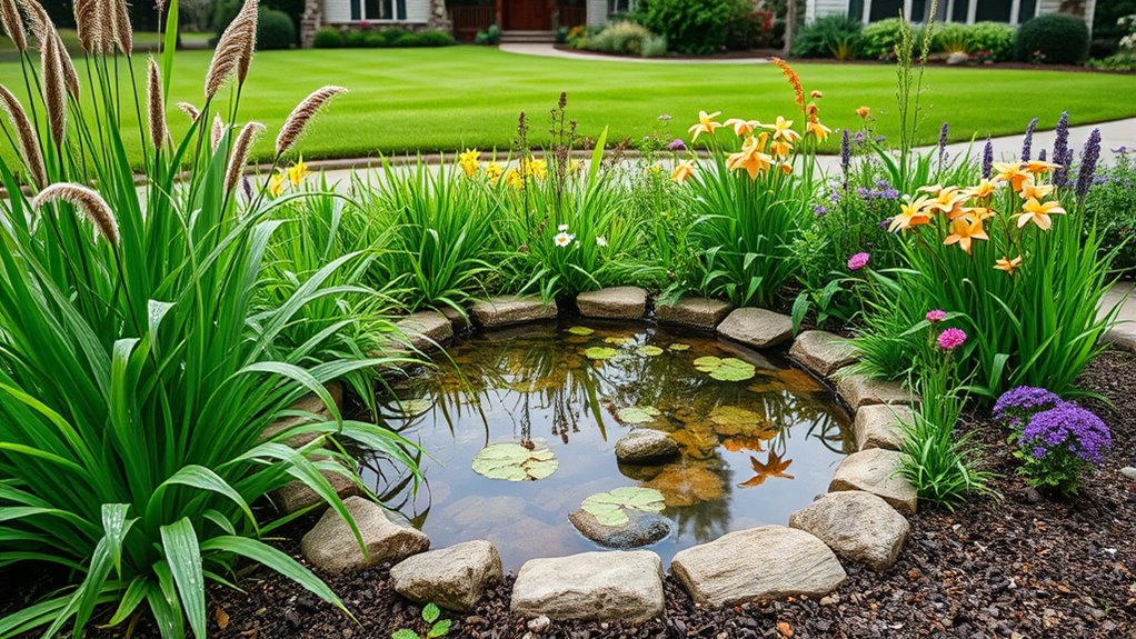 build a functional rain garden