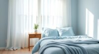 calming blue bedroom psychology
