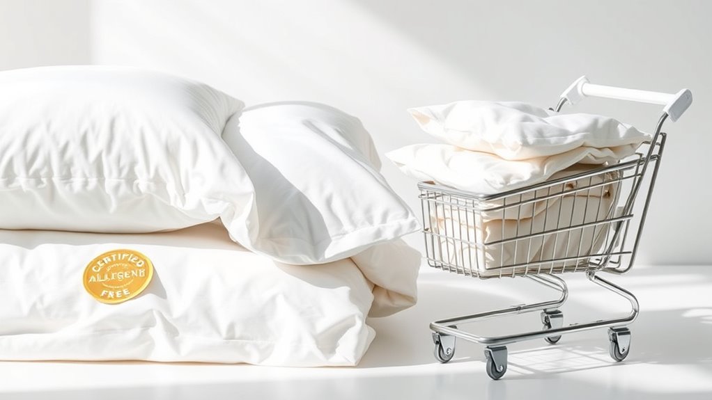 certified allergen free bedding