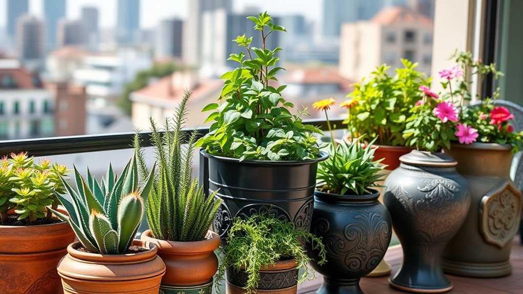 choose containers based on plant