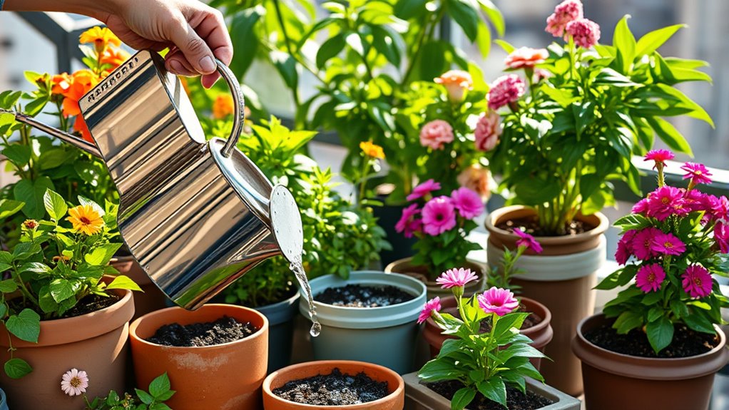 consistent proper watering practices