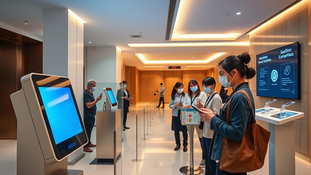 contactless check in and payments