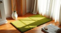 create compact yoga corner