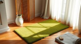 create compact yoga corner
