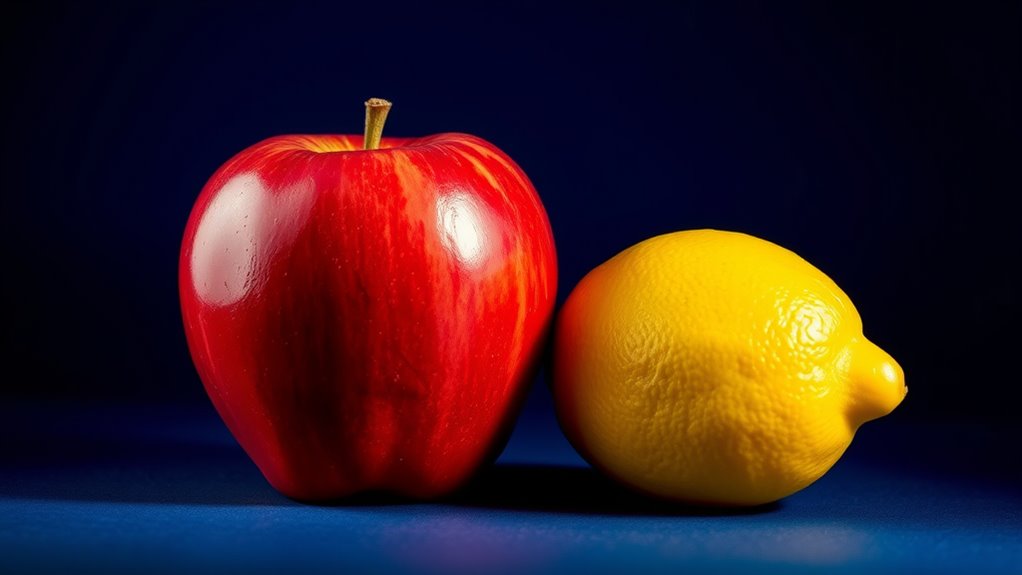 create vibrant color contrast