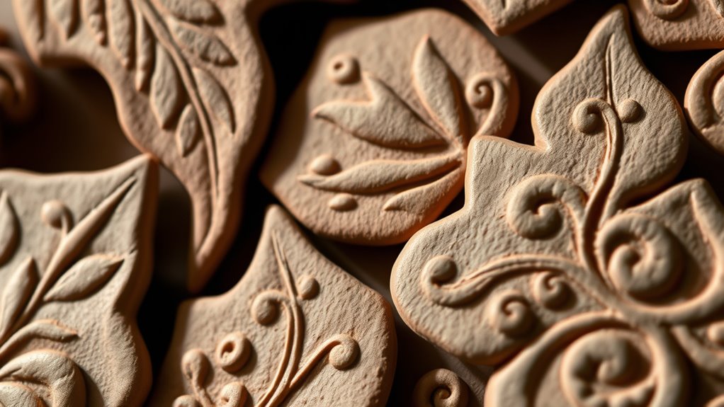 creating textured detailed clay surfaces