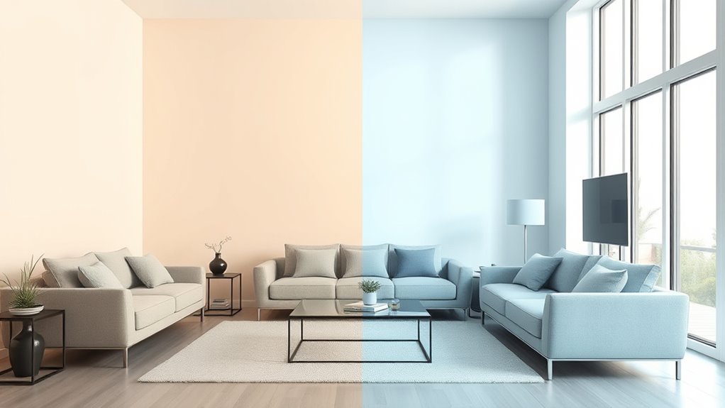 crisp spacious modern ambiance