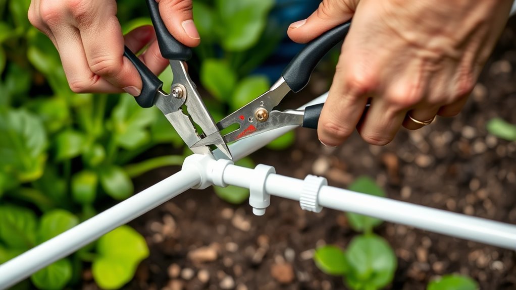 cut connect secure leak free
