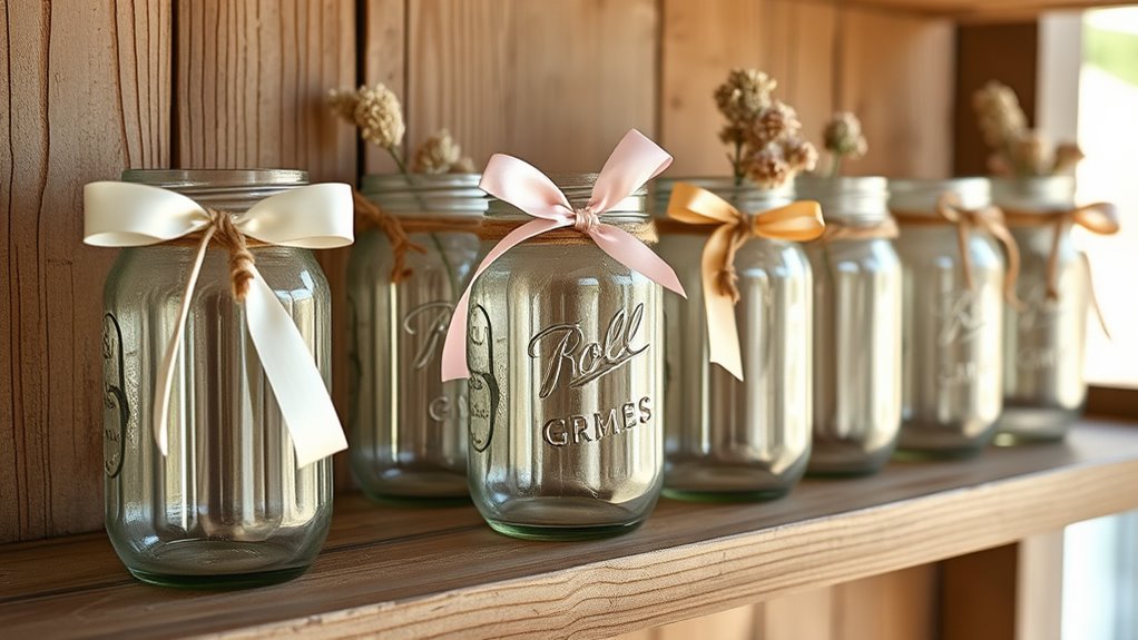 decorative jar finishing touches