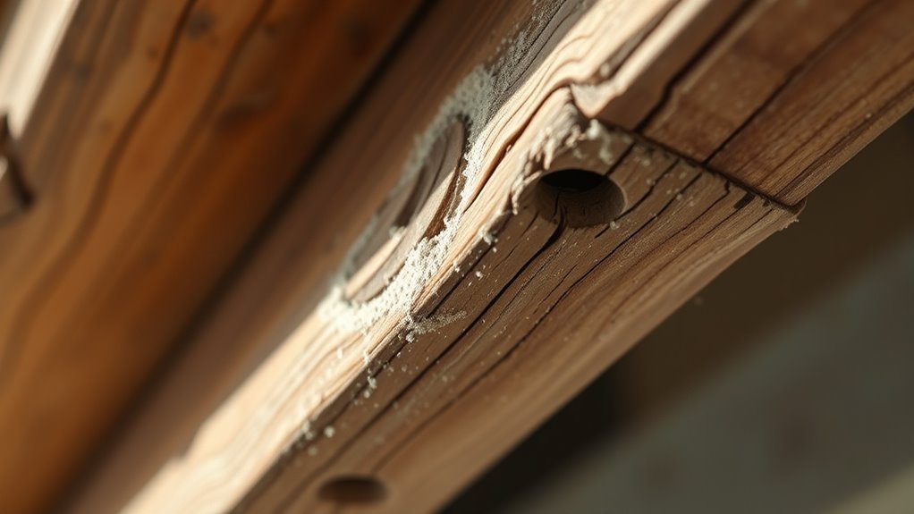 detecting wood damage signs