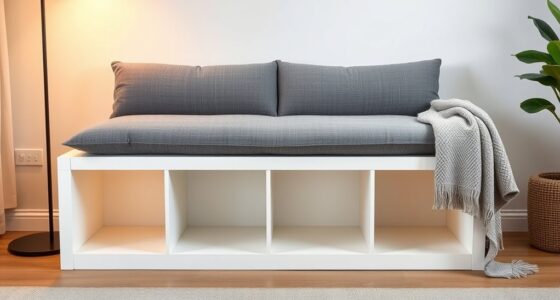 diy kallax bench hack