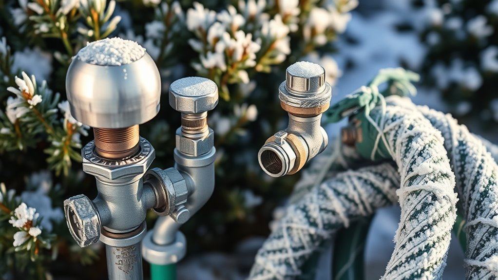 drain cover prevent freezing