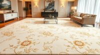 elegant 6x9 ivory silk rugs
