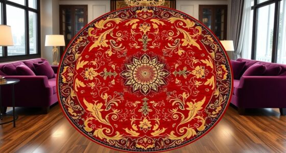 elegant durable round rugs