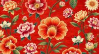 elegant floral silk craftsmanship
