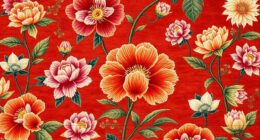 elegant floral silk craftsmanship