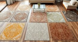 elegant metallic accent rugs
