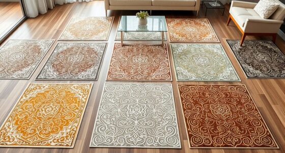 elegant metallic accent rugs