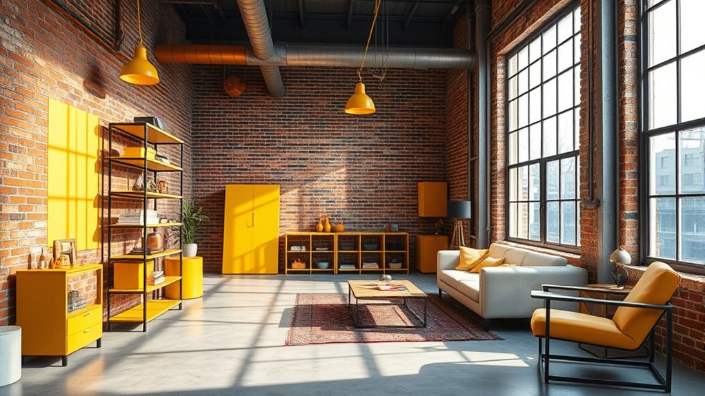 energizing industrial color palette