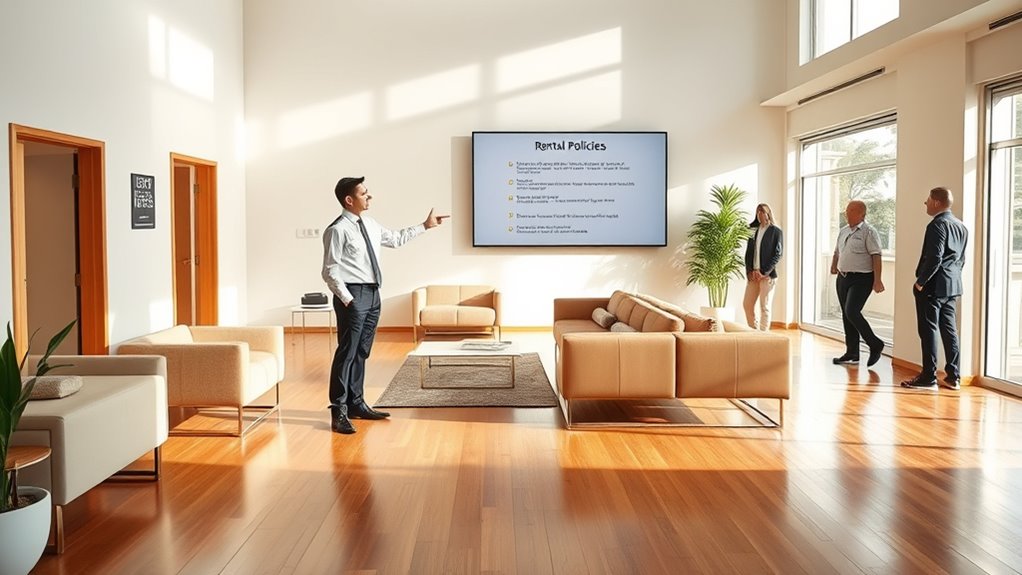 establish clear rental expectations