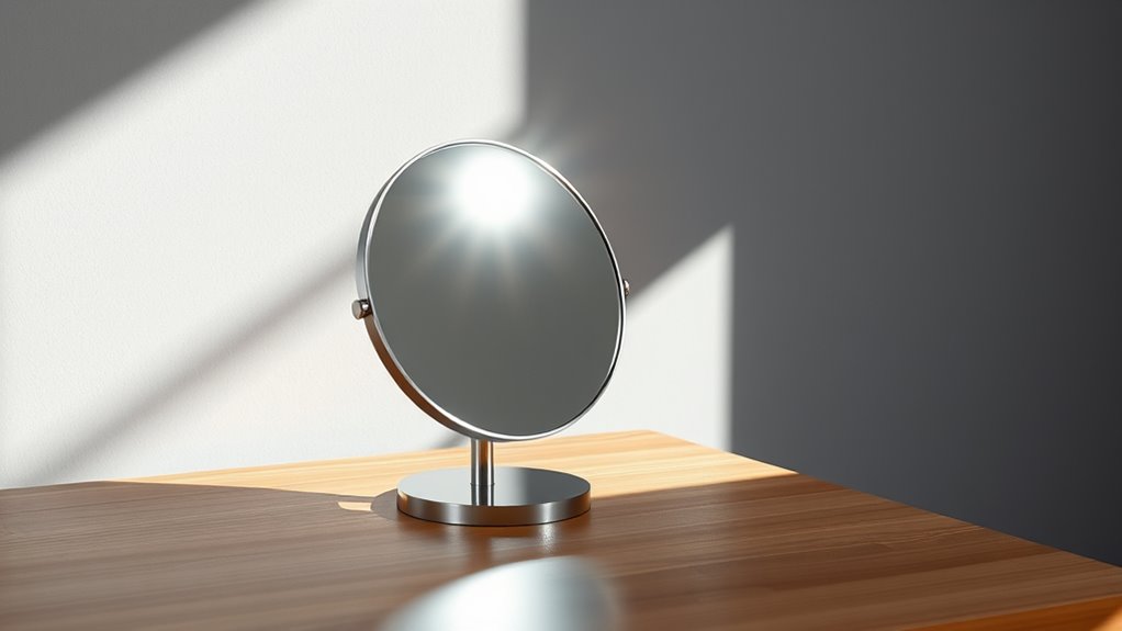 fine tune mirror angles carefully