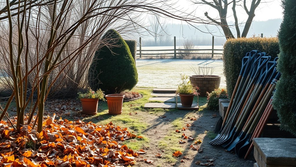 garden cleanup for winter