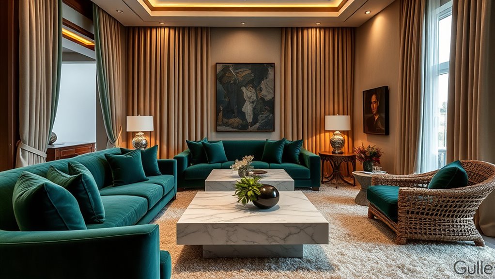 harmonious textural design balance