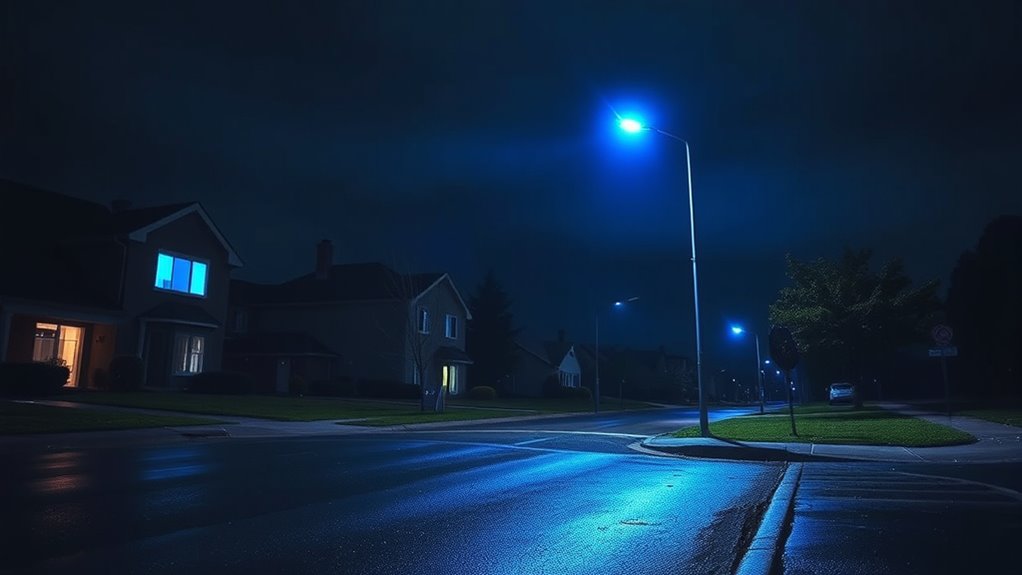 identify blue light sources