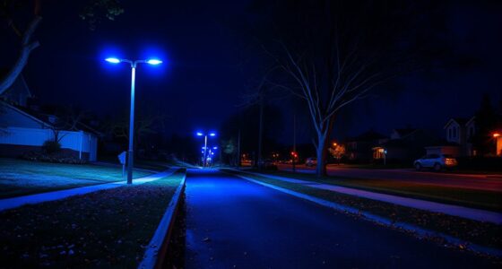 impact of nocturnal blue lighting