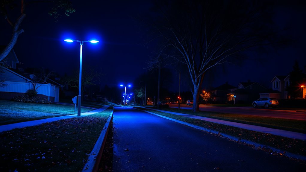 impact of nocturnal blue lighting