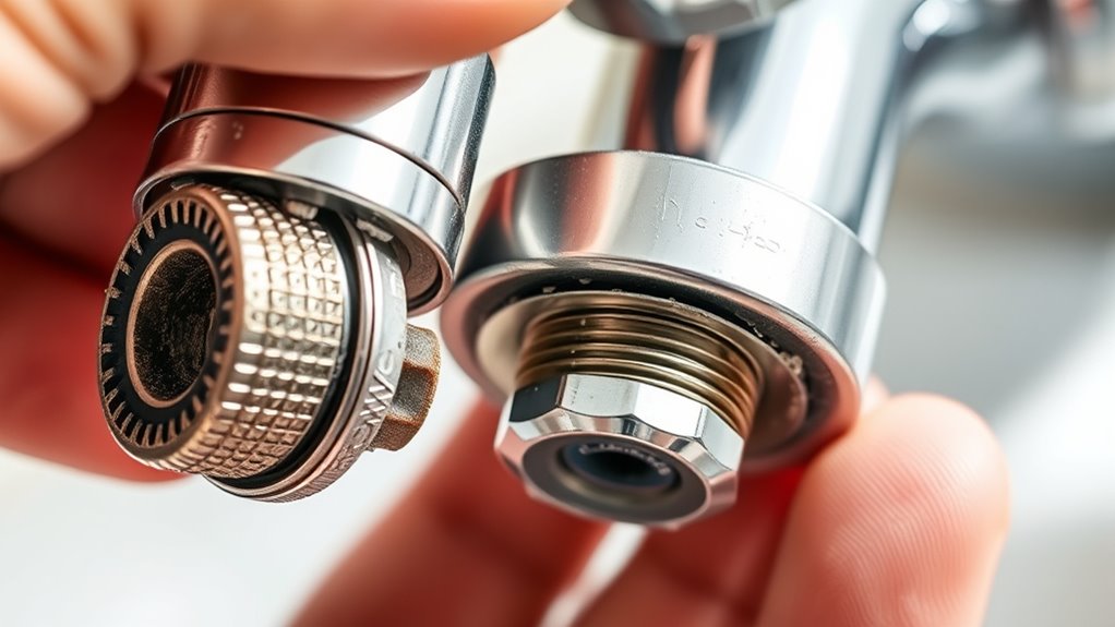 inspect faucet internal components
