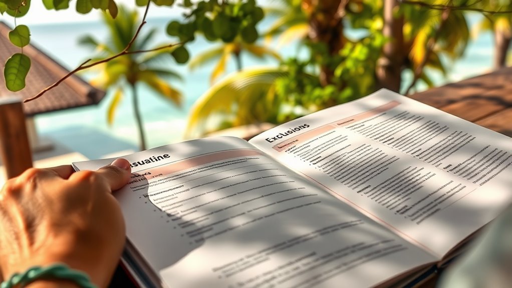 insurance exclusions and limitations