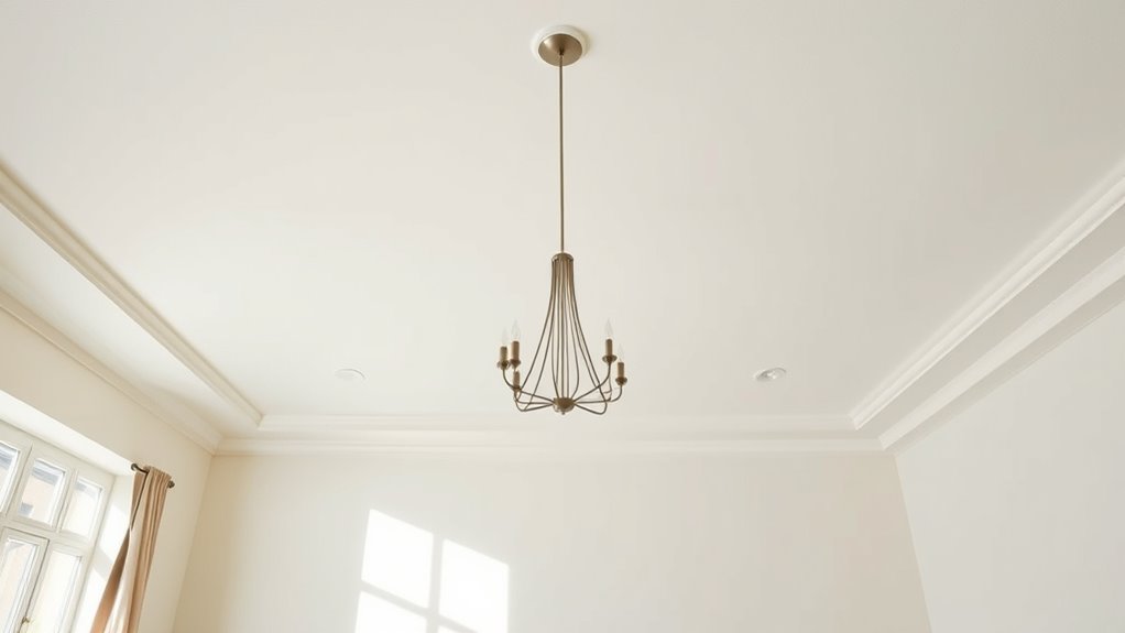 light ceiling paint illusion