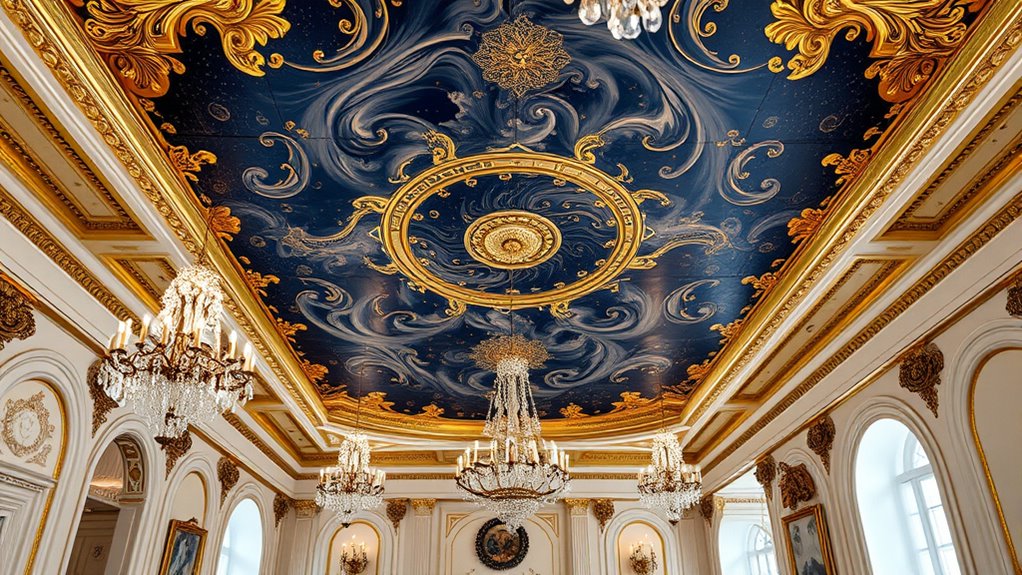 luxurious artistic ceiling designs
