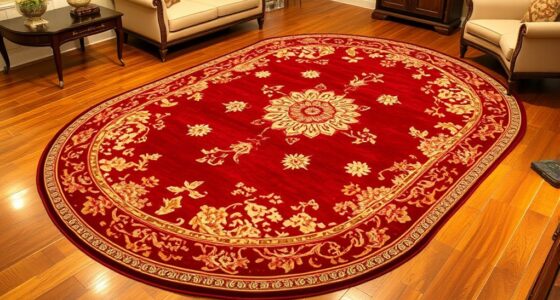 luxury oval silk carpets