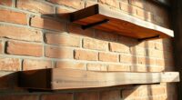 manual reclaimed wood shelving