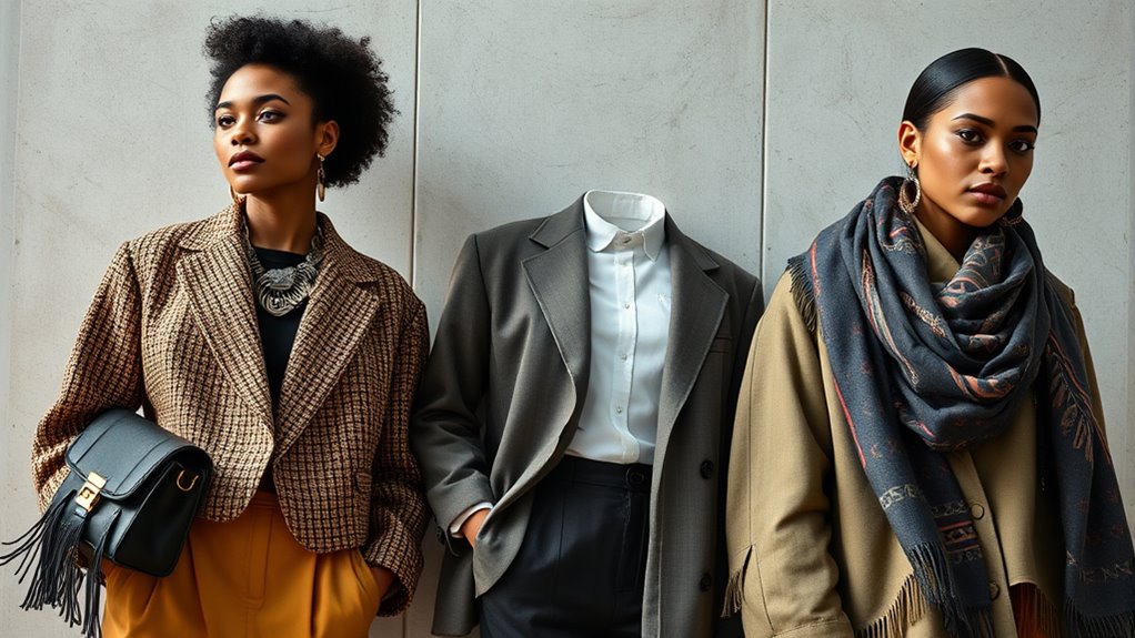 mix textures accessories colors