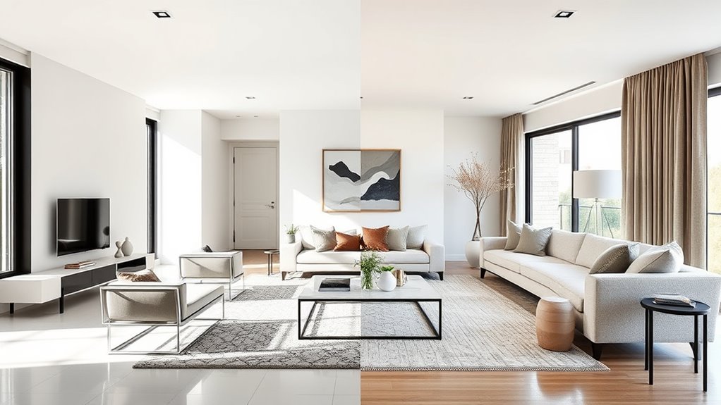 modern versus contemporary design